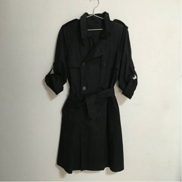 マーガレットハウエル 薄手 トレンチコート クロ III