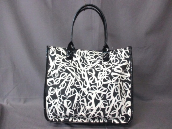 ケイトスペード トートバッグ 黒×白 Kate spade