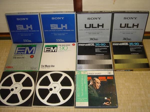 SONY SLH Maxell UD FUJI 等 オープンテープ７号 １１本まとめて