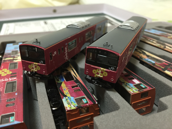 JR西日本 201系 真田丸ラッピング 加工品