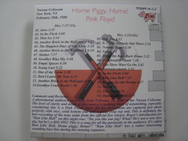 美品　PINK FLOYD / Home Piggy，Home！　 tarantura