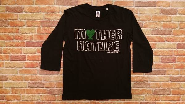 H.R.M ハリラン ハリウッドランチマーケット 七分袖 刺繍Tシャツ