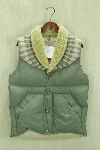 inpaichthys kerri◆ダウンベスト/L/ナイロン/GRN