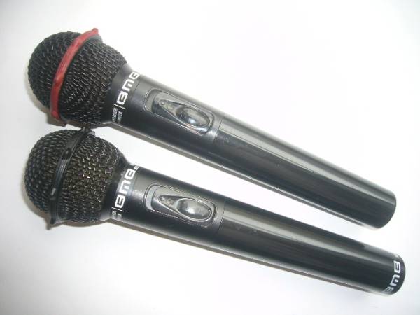 ♪ ＢMB電波式ワイヤレスマイクWM-840 ２本セット中古品 ２ ♪