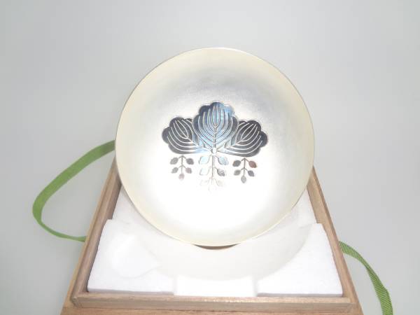 ☆純銀 SILVER1000 内閣総理大臣 贈呈 記念銀杯 刻印有 175.7g 純銀