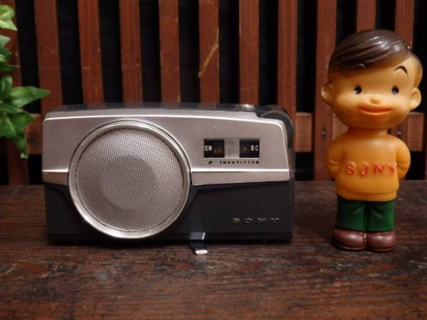 60s 昭和レトロ SONY ソニー トランジスタ ラジオ TR-725 動作品