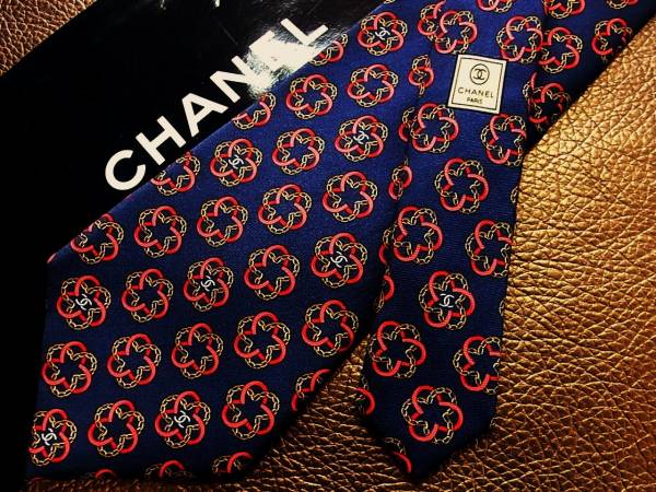 №N0845状態並【CHANEL】シャネル【CC総ロゴ】ネクタイ シャネル | CHANEL キラキラ華やか☆CHANELCCロゴ N°5」に込められた願い エディション