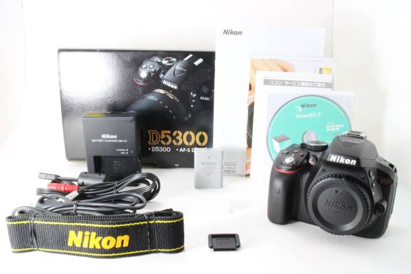 =新品級 シャッター 6430回=NIKON ニコン D5300 ボディ