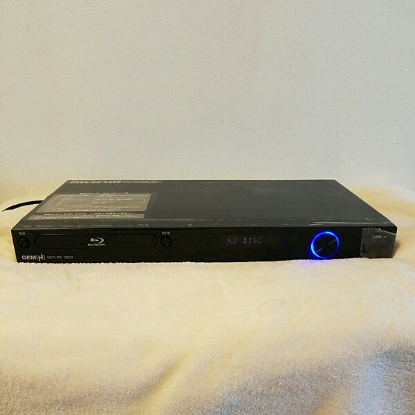 gemini dvd/bdプレイヤー ブルーレイ gem-br-3800 1円～ 最落無