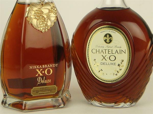 【】ブランデーまとめ売り4本 1円～ 東京都限定発送 ウイスキー ブランデー 4本セット 酒