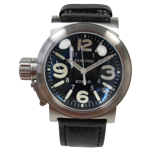 即決 送料無料 SEALANE シーレーン SE51 自動巻き腕時計 銀黒