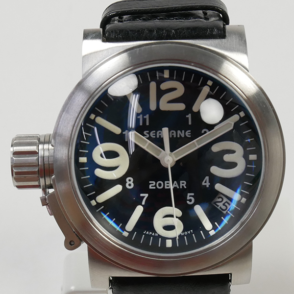 即決 送料無料 SEALANE シーレーン SE51 自動巻き腕時計 銀黒