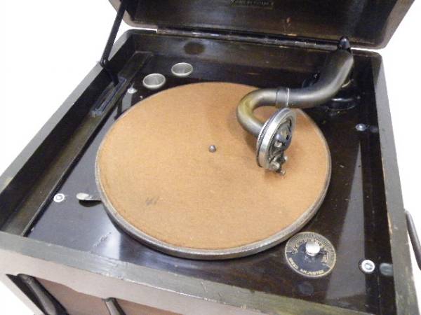 K63★FUTABA　アンティーク　蓄音機　動作品