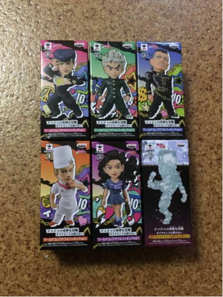 ジョジョの奇妙な冒険 第四部 コレクタブルフィギュア 6種 JOJO 