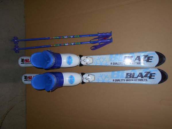1470. BLAZE　ＳＬＡＬＯＭ　水色110ｃｍブーツ21ストック80
