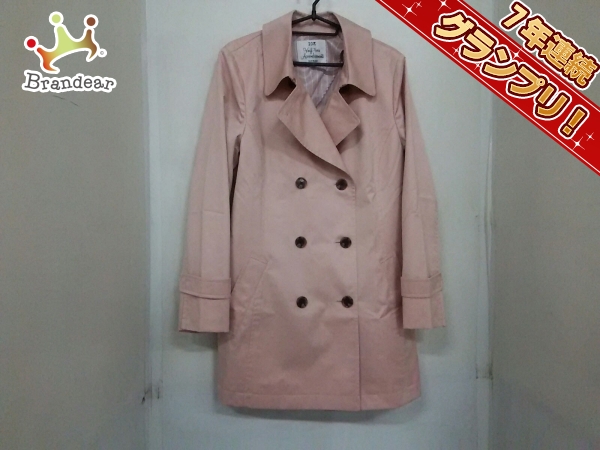ニジュウサンク トレンチコート 46 レディース ピンク 23区