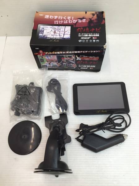 送料無料 R13321 5インチ ポータブルナビ 闘魂ナビ Rm-NV510INK 希少