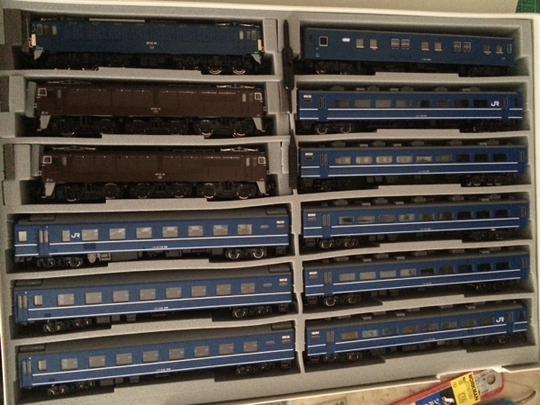 【中古・加工品】TOMIX 92523・92524 14系能登8両+EF62+EF63+α