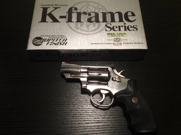 タナカ S&W M66 2.5インチ ジュピターフィニッシュ K-frame タナカ S&W M66 ジュピターフィニッシュ 2.5 in K frame タナカS&WM66