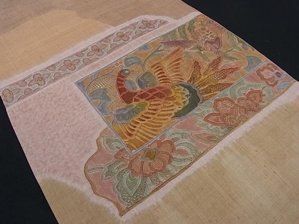 平和屋着物○極上 中国三大刺繍 相良刺繍 スワトウ刺繍 汕頭刺繍 袋帯 