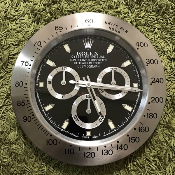 海外販促用ROLEX デイトジャスト　掛時計 激レア】ROLEX ロレックス 掛け時計 海外販促展示用 非売品 ロレックス
