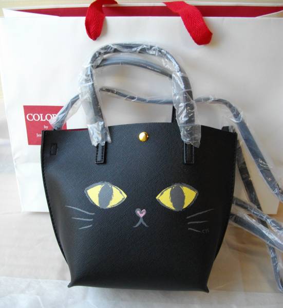 サマンサCOLORS ミニ ショルダー バッグ 黒猫 ハロウィン 新品