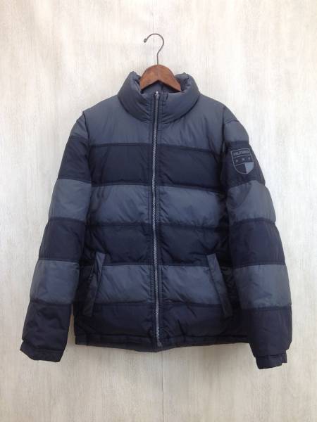 TOMMY HILFIGER◆ダウンジャケット/XL/ナイロン/GRY