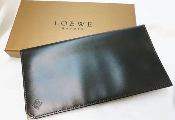 LOEWE ロエベ 長財布 | メンズ アナグラム - レザー ラウンド 