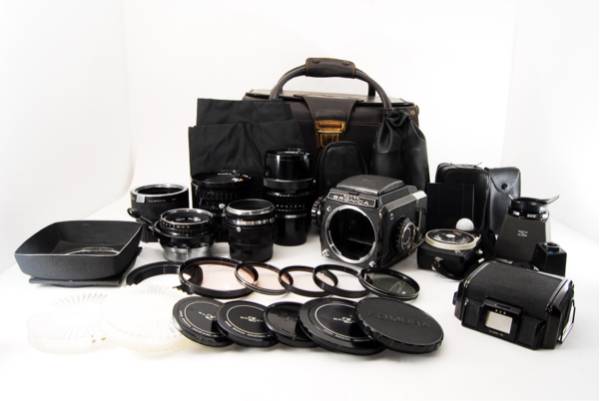 ZENZA BRONICA S2・NIKKOR-D 40㎜ F4 他2本☆付属多数 ブロニカ