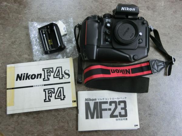 ☆Nikon ニコン F4 ボディ カメラ本体 一眼 MB-21 MF-23 付き カメラ