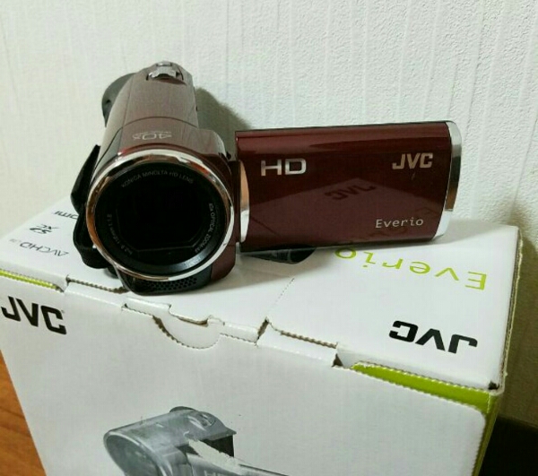 JVC GZ-HM30 ビデオカメラ 赤 40倍光学ズーム JVC GZ-HM30 ビデオ JVC