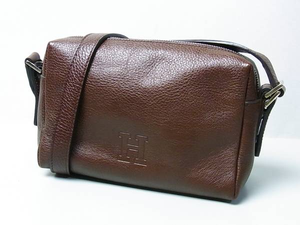 HIROFU/ヒロフ　ショルダーバッグ　ブラウン　斜め掛け　USED