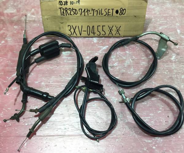 TZR250 3XV ワイヤーケーブル4点セット