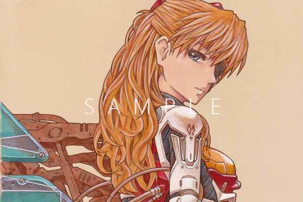 手描きイラスト【エヴァ】式波・アスカ・ラングレー