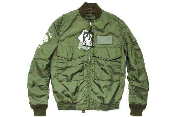 新品★HYSTERIC GLAMOUR 刺繍 ミリタリージャケット S ブルゾン.
