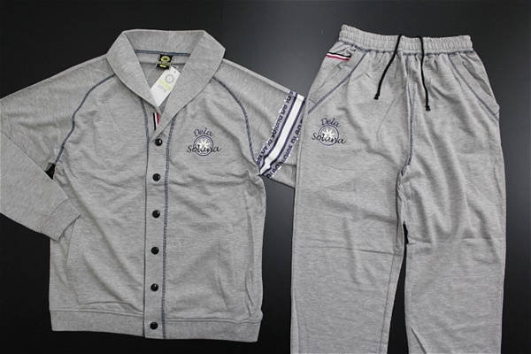 ★デラソラーナ スウェット上下セット 灰[SETDS293-11-M]一 五