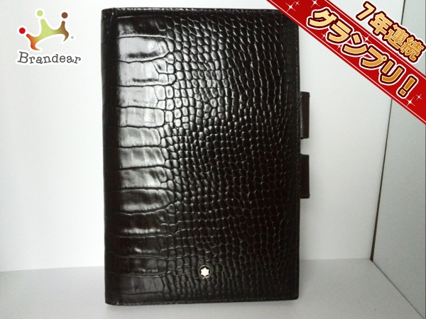 モンブラン 手帳 黒 MONTBLANC（モンブラン） 手帳カバー マイ
