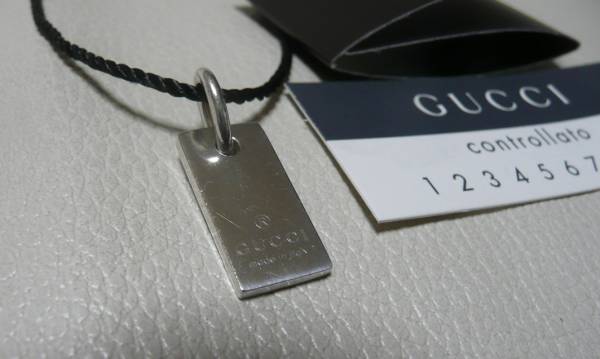 1円◆GUCCI グッチ ネックレス 良品◆メンズブランドシルバー925