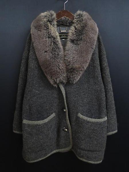 レリアン ファー襟 コート size13+/グレー ◇■