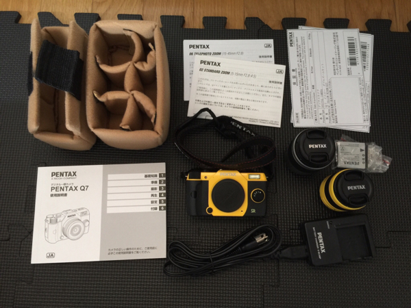 Q7 イエロー PENTAX ペンタックス ダブルズームキット ダブルズーム
