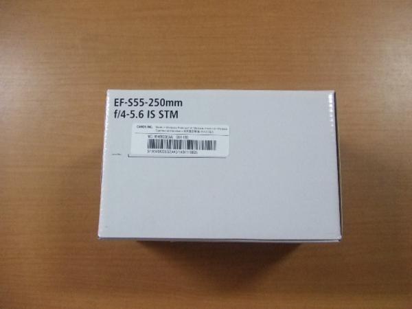 ☆新品☆白箱　EF-S55-250mm F4-5.6 IS STM　CANON　キヤノン