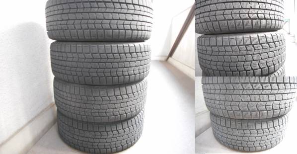 195/55R15 スタッドレス 11年4本 ヴイッツ ファミリアSワゴン_2