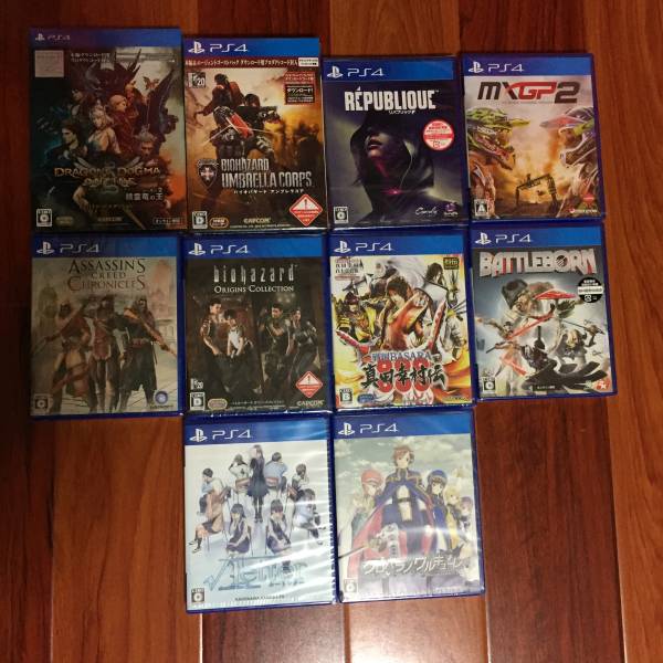 PS4 ソフト 10本セット まとめ バイオハザード 戦国バサラの入札履歴 