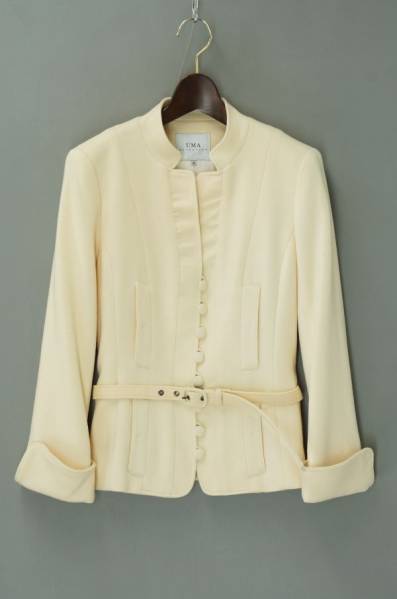 E8790*ユマエストネーション*カシミヤ/スタンドカラージャケット