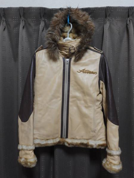 ☆AVIREX LTD 羊革ラムレザー B-3 6251004 アヴィレックス sizeM