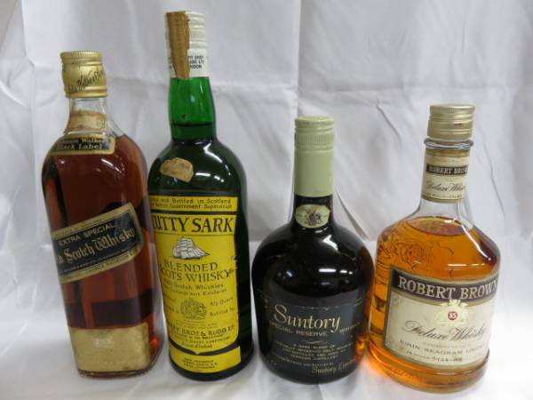 5203K◆ジョニーウォーカー ブラックなど 4本セット◆古酒