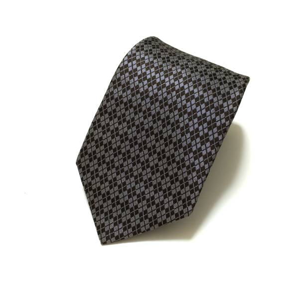 ★未使用品 バーバリーブラックレーベル ダイヤ柄 ネクタイ