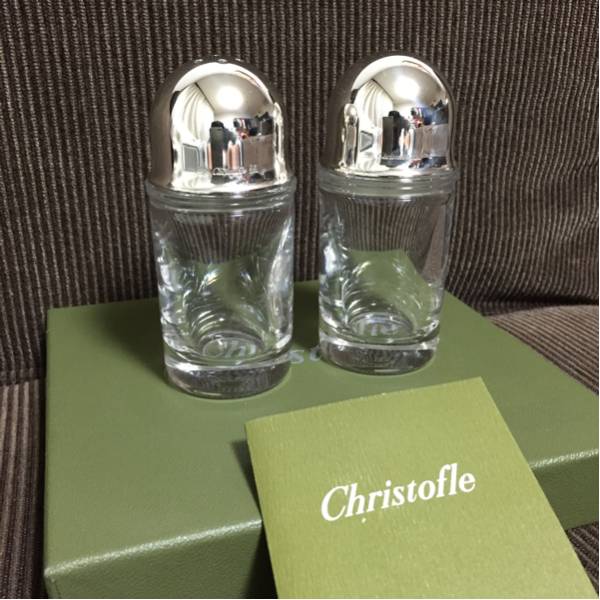 【超レア☆未使用品☆】クリストフル VILLARS ソルト＆ペッパー 調味料入 超レア☆未使用品☆クリストフル VILLARS クリストフル ソルト