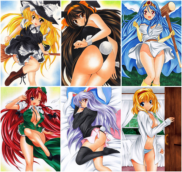 同人手描きイラスト イラストリクエスト キャラ二人まで可能