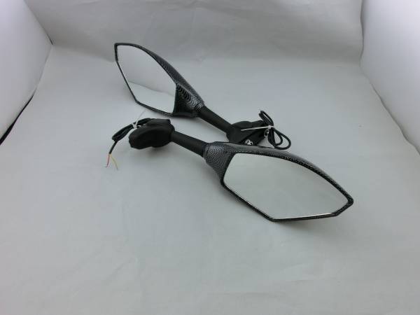 k-y品KAWASAKI ZX10R用ウインカー内蔵ミラー カワサキ純正 10r ZX